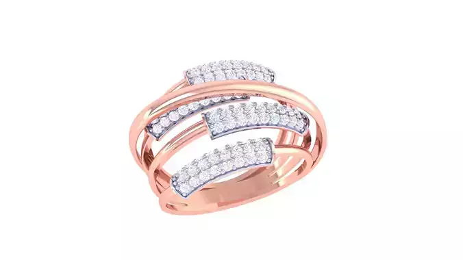 Women Vintage Ring 3dm STL OBJ FBX Renders Details