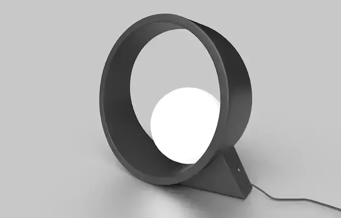 Table Lamp  M05 Low-poly 3D model