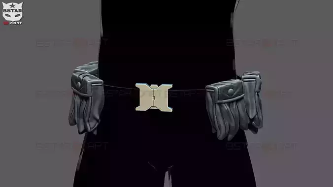 Dark Deku Belt Armor Suit - My Hero Academia Cosplay 3D print model