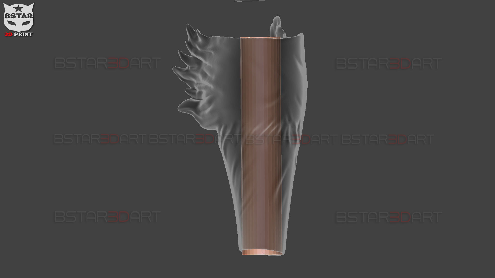 Dark Deku Legs Calf Armor Suit - My Hero Academia Cosplay 3D print model_4