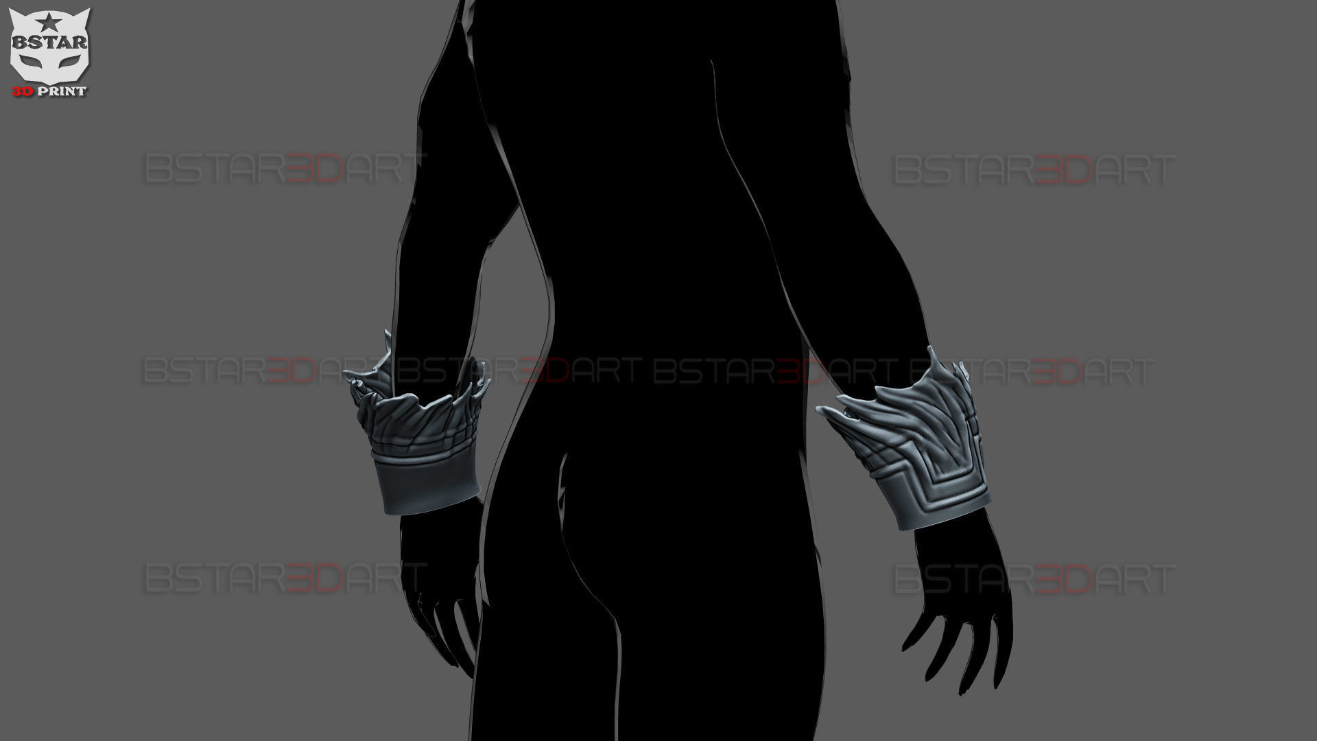 Dark Deku Gloves Armor Suit - My Hero Academia Cosplay 3D print model_2