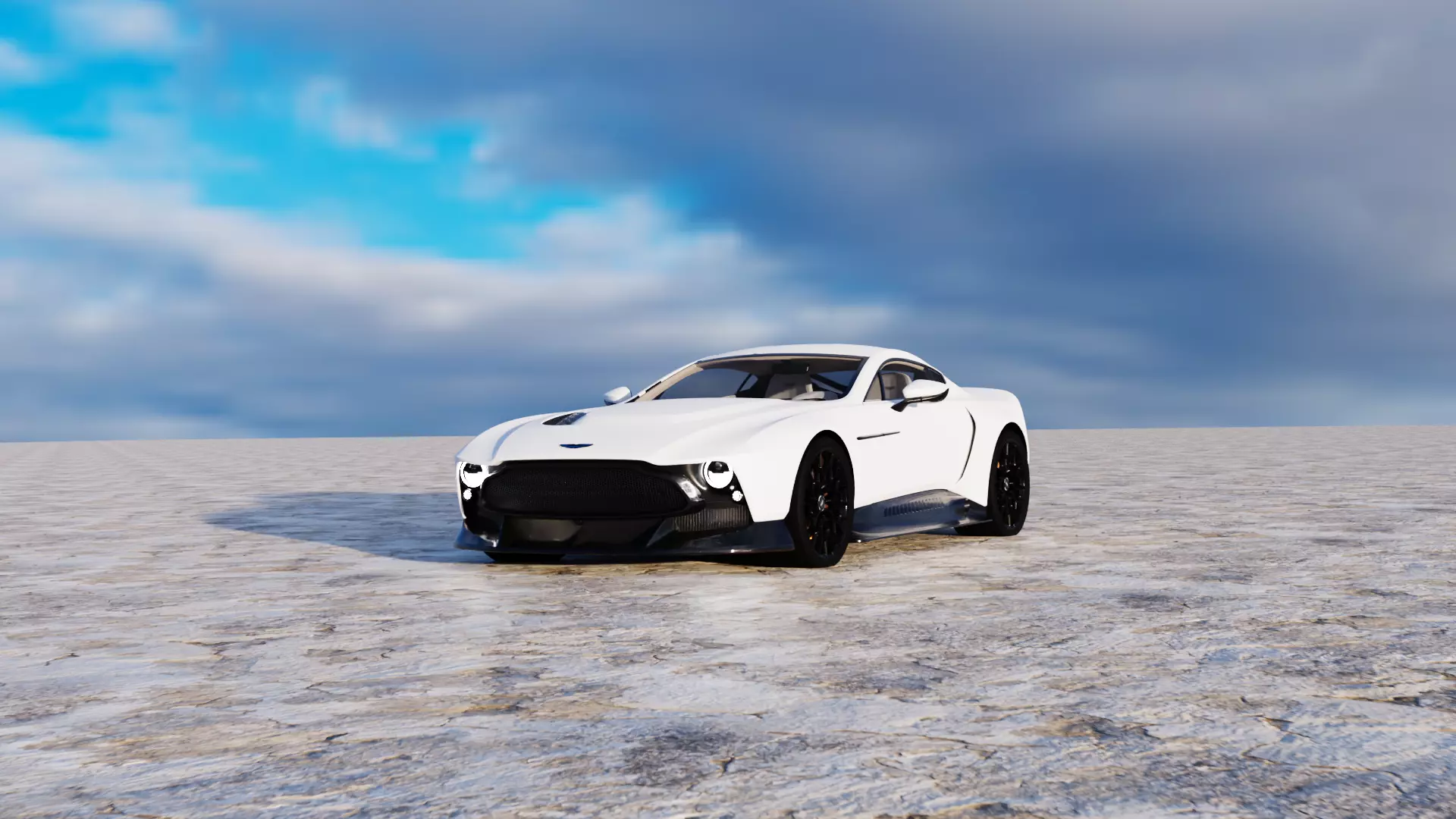 aston car 3d model high quality model 3D model_0