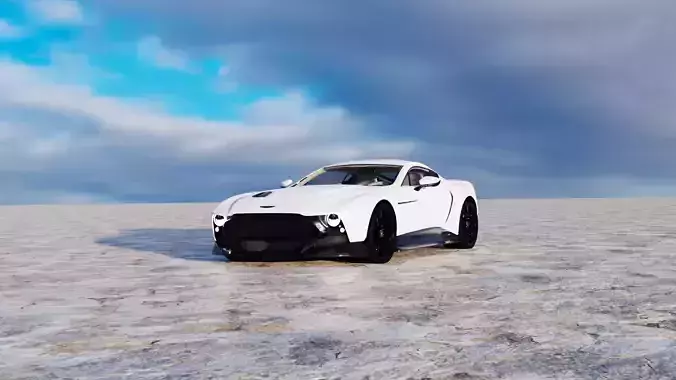 aston car 3d model high quality model