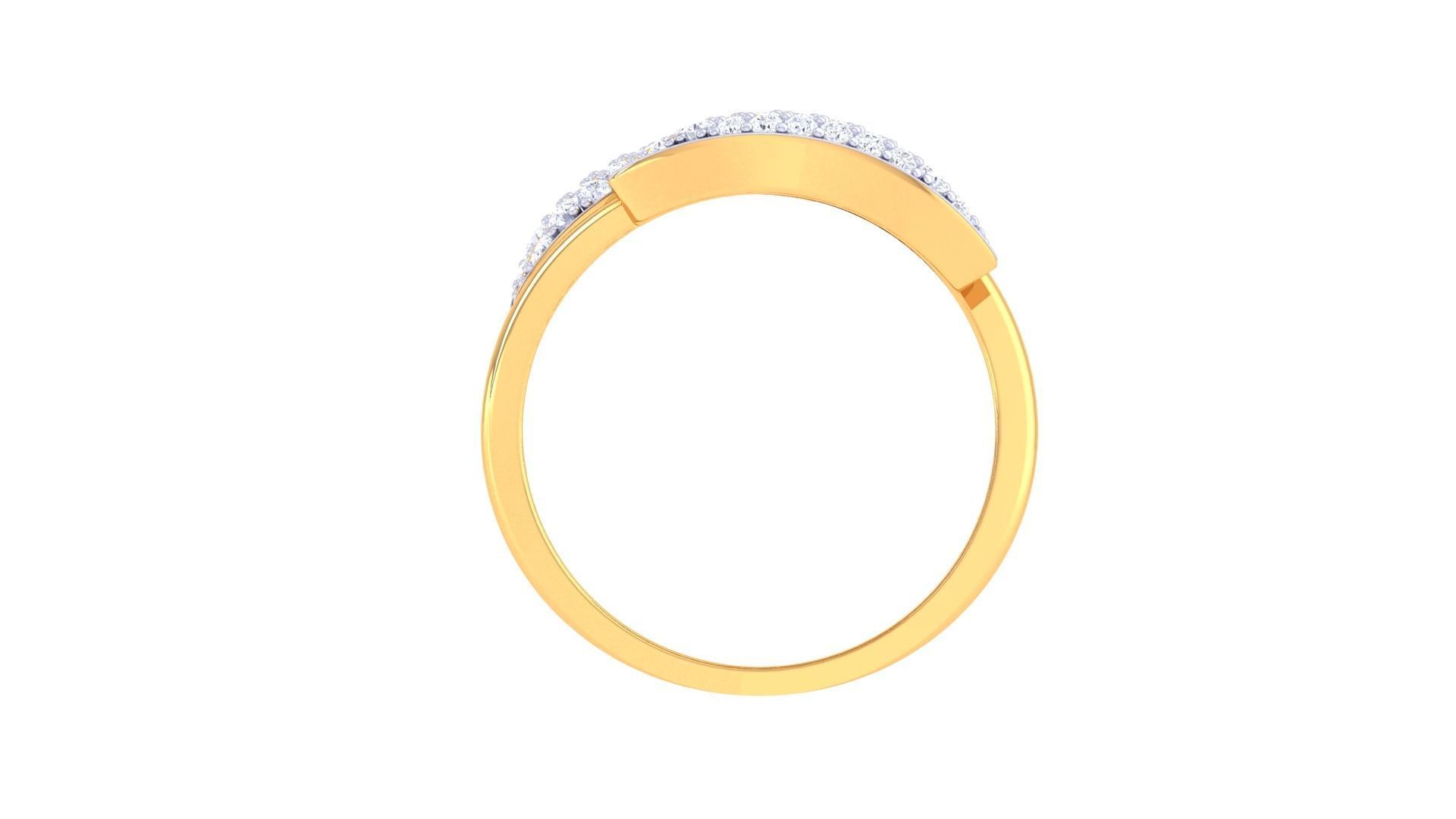 Leaf Light Wt Ring - 94 3D print model_4