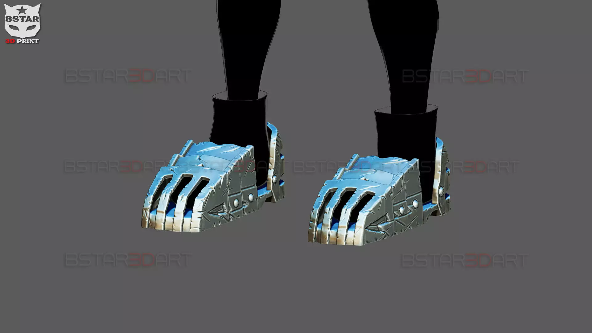 Dark Deku Shoes Armor Suit - My Hero Academia Cosplay  3D print model_0