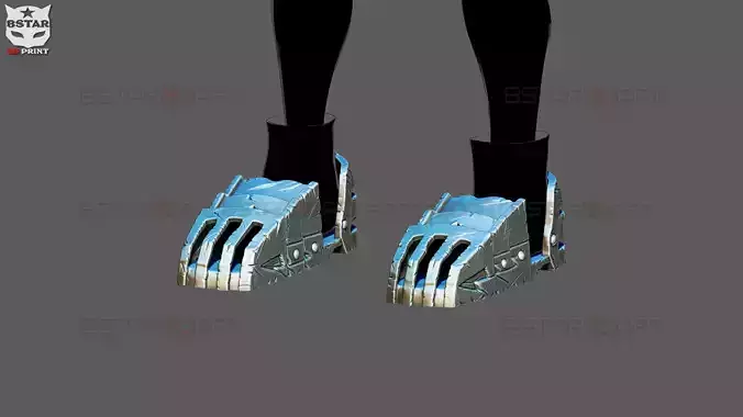 Dark Deku Shoes Armor Suit - My Hero Academia Cosplay  3D print model