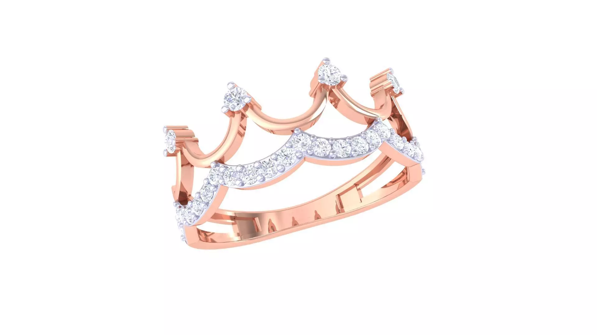 Crown Light Wt Ring - 88 3D print model_0