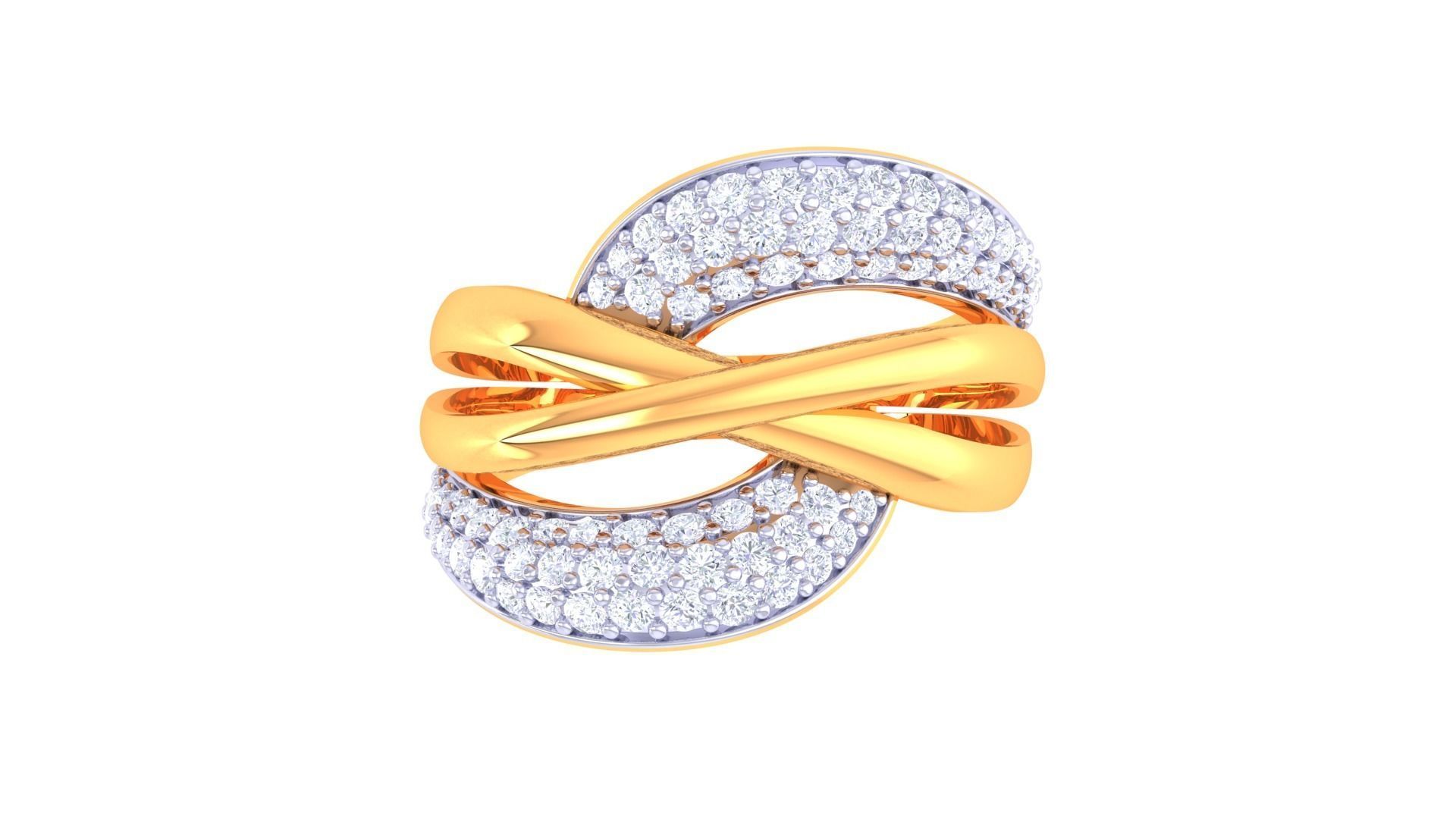 Women Vintage Ring 3dm STL OBJ FBX Renders Details 3D print model_3