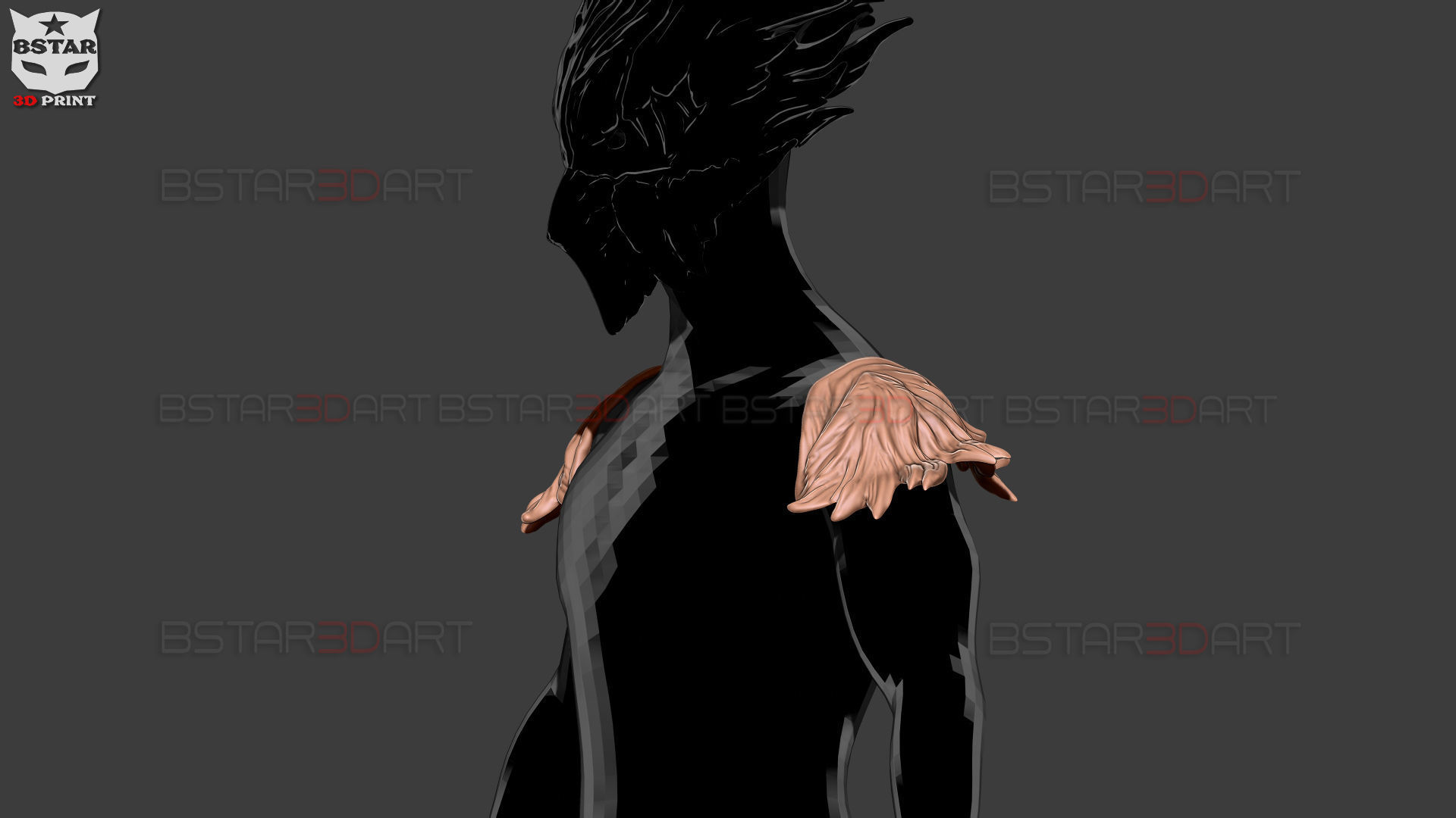 Dark Deku Shoulder Armor Suit - My Hero Academia Cosplay  3D print model_2