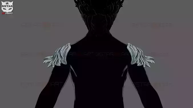 Dark Deku Shoulder Armor Suit - My Hero Academia Cosplay  3D print model