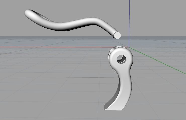 Lock for Earring Model 3144 3D print model_3