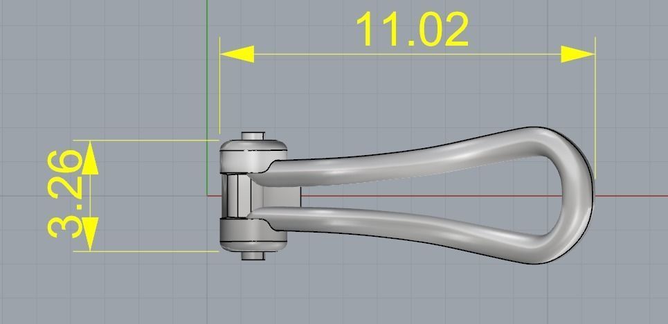 Lock for Earring Model 3144 3D print model_6