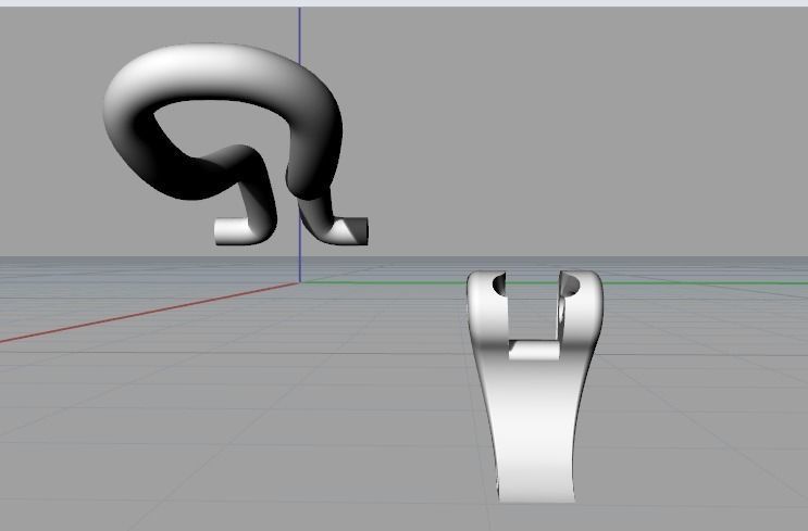 Lock for Earring Model 3144 3D print model_5