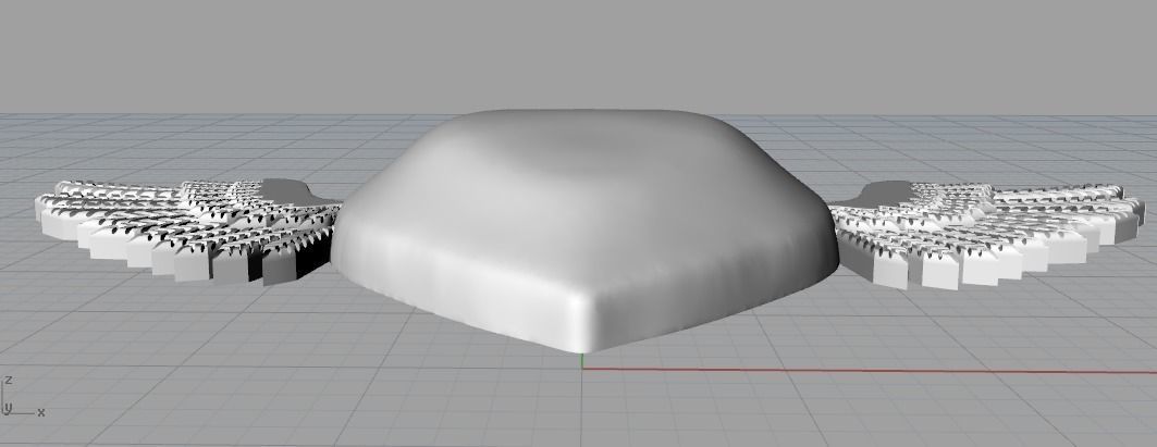 Heart pendant with wings Model 3141 3D print model_3