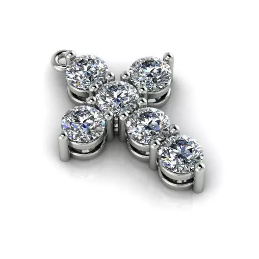 Cross Pendant Model 3136 3D print model_0