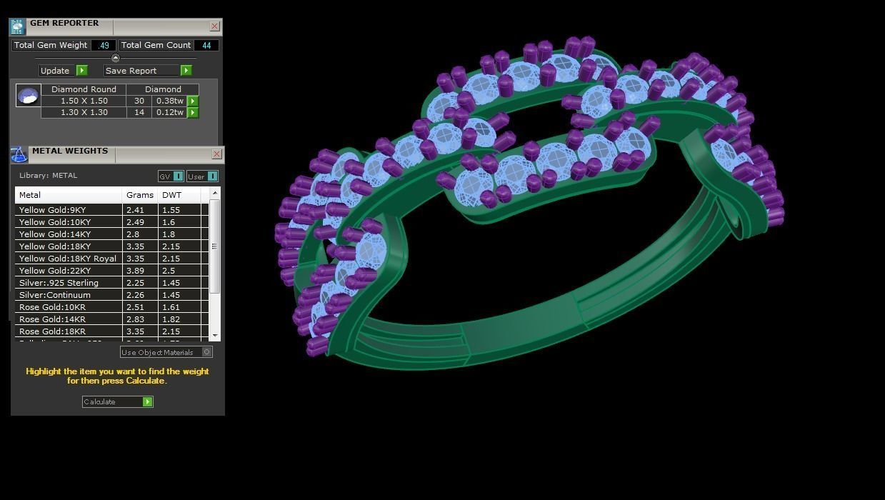 Light Wt Ring - 37 3D print model_3