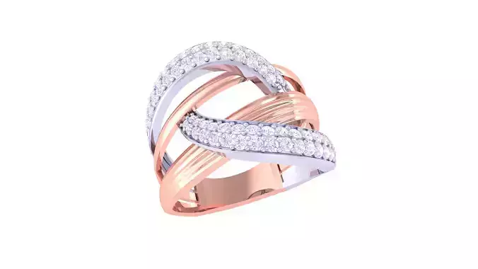 Women Vintage Ring 3dm STL OBJ FBX Renders Details