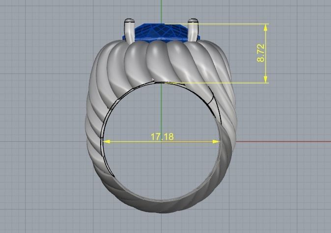 Womens ring Model 3102 3D print model_6
