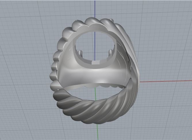 Womens ring Model 3102 3D print model_5