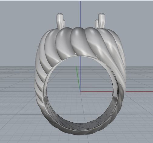 Womens ring Model 3102 3D print model_4