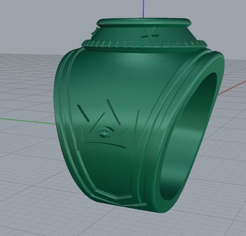 Man ring Model 3101 3D print model_5