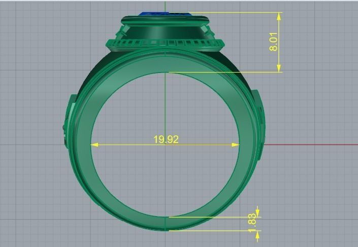 Man ring Model 3101 3D print model_7