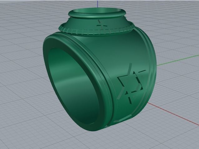 Man ring Model 3101 3D print model_4