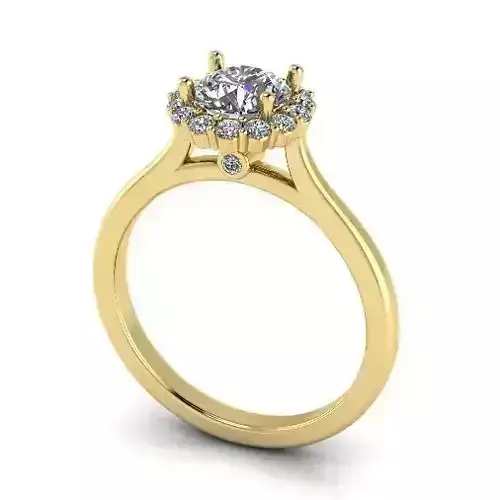 Halo engagement rings Model 3098