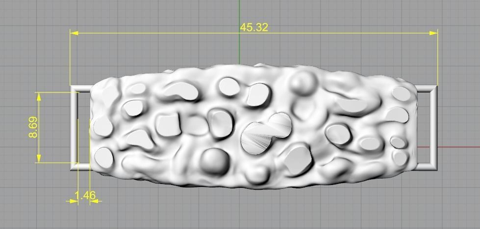 Bracelet Model 3133 3D print model_6