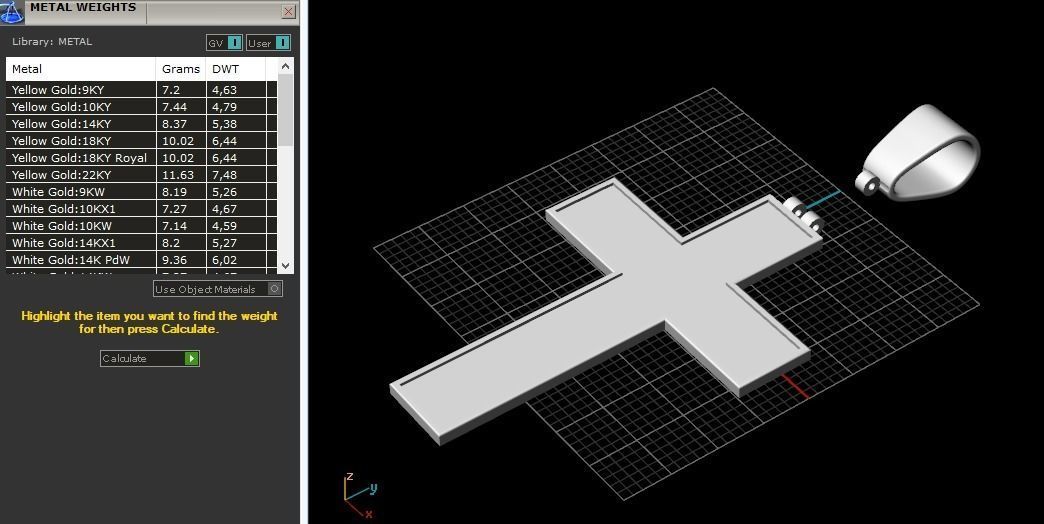 Pendant cross Model 3132 3D print model_8