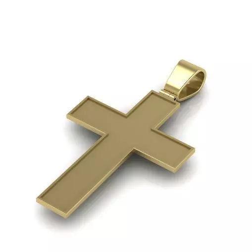 Pendant cross Model 3132 3D print model_0