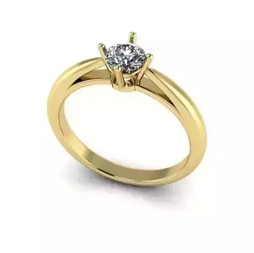 Ring with round stone Model 3126