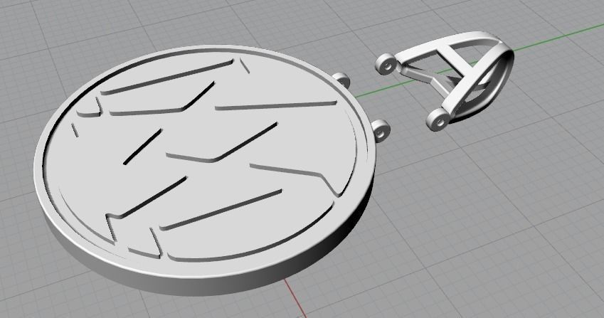 Pendant MA Model 3124 3D print model_2