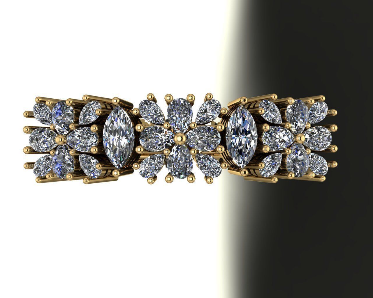 jewellry ring 3D print model_4