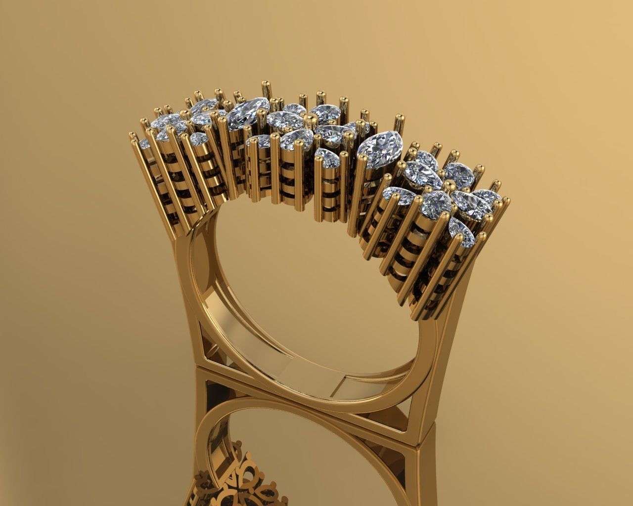 jewellry ring 3D print model_1