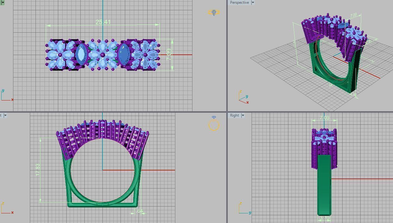 jewellry ring 3D print model_11