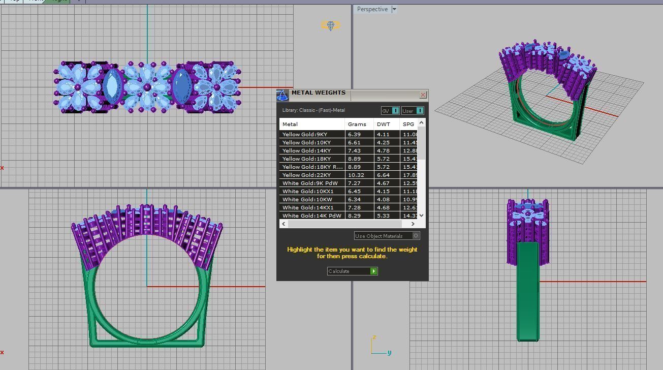 jewellry ring 3D print model_9