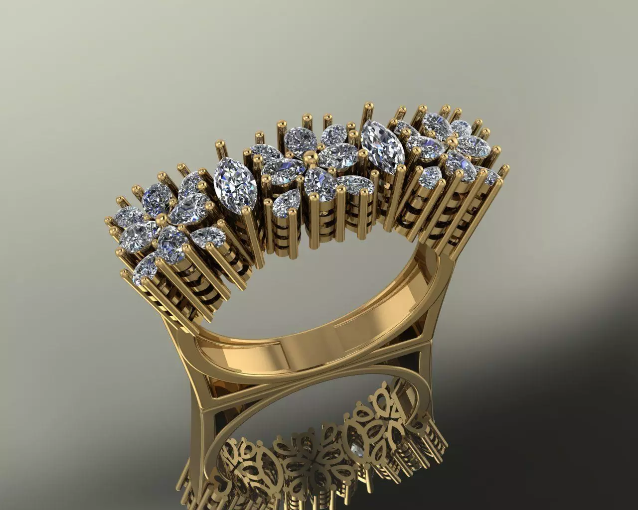 jewellry ring 3D print model_0