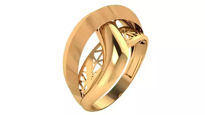Ring 1 gold with intricate design