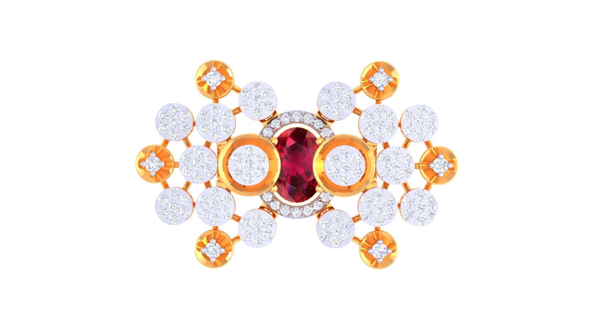 Women Vintage Ring 3dm STL OBJ FBX Renders Details 3D print model_3