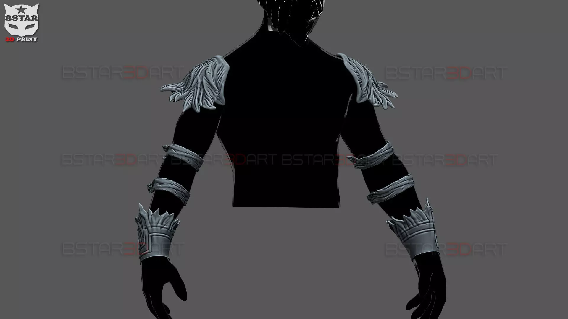 Dark Deku Full Arms Armor Suit - My Hero Academia Cosplay 3D Model Collection_0