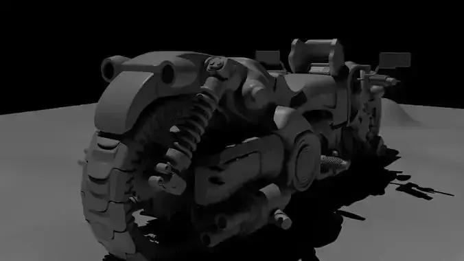Stylized Bike 3D model