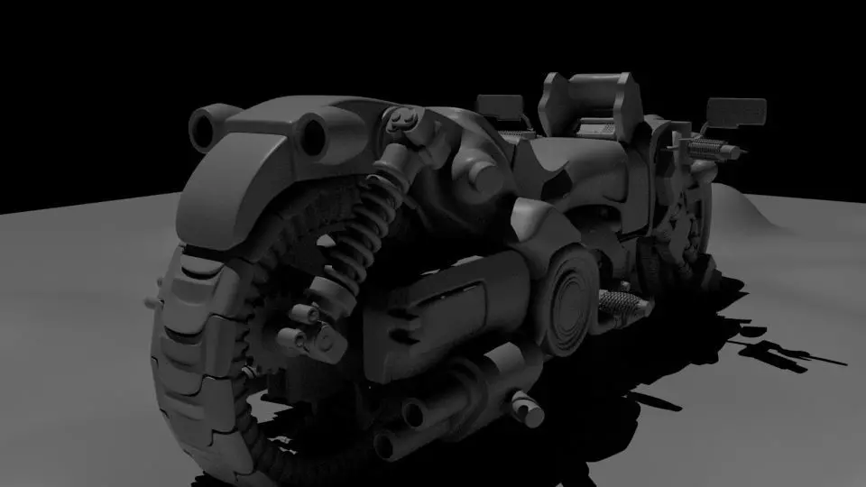 Stylized Bike 3D model