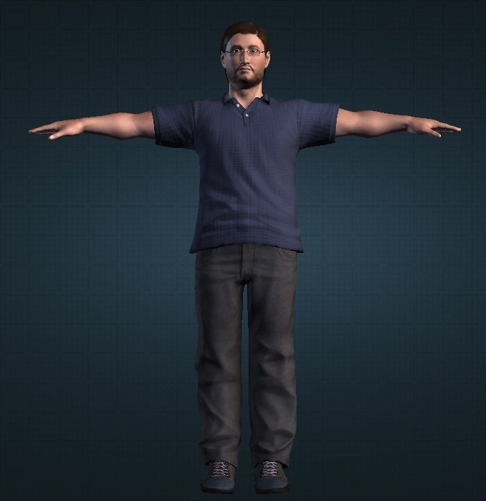 Kuplinov Play Animated 3D model_1