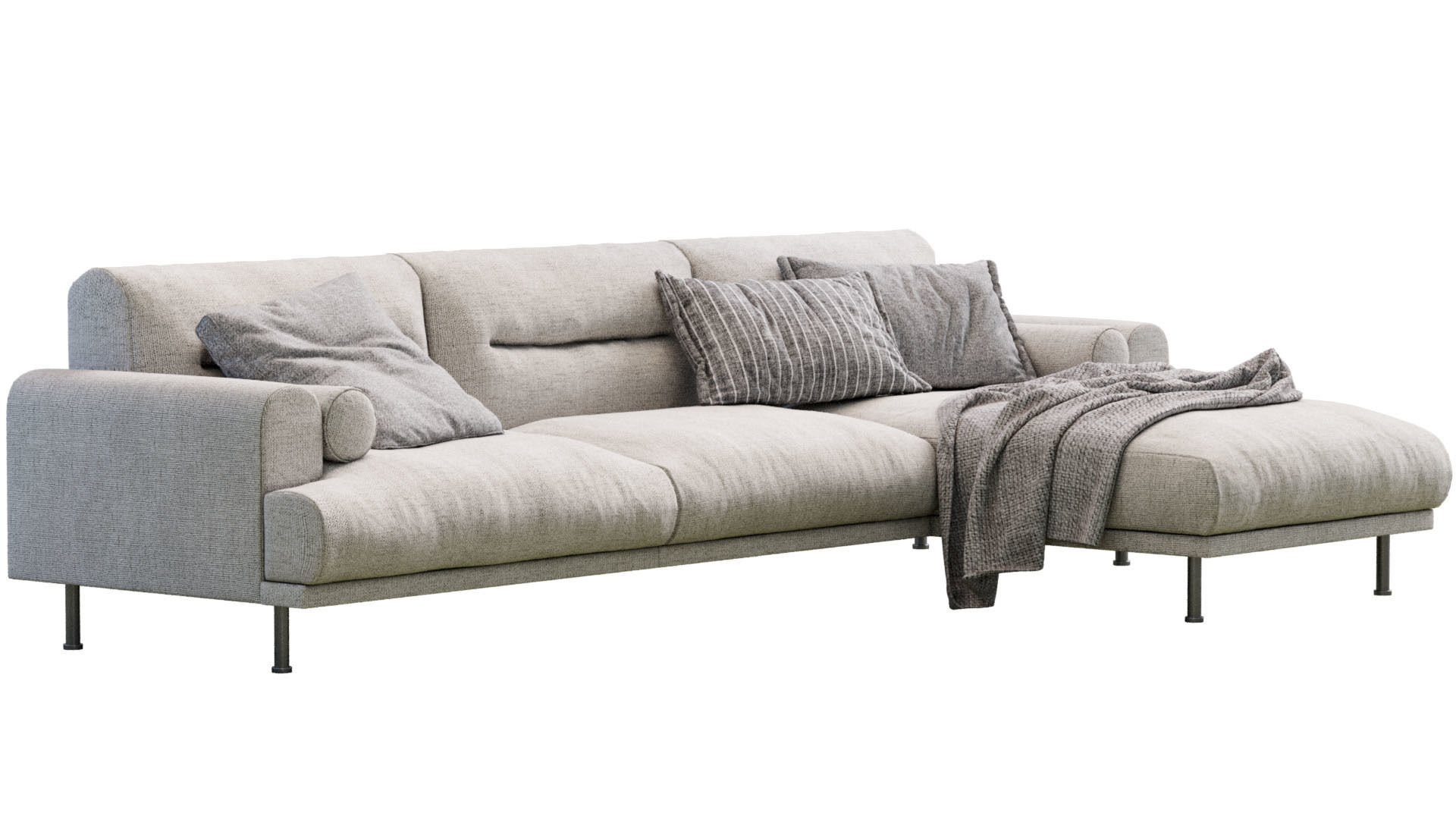 Sofa Langaryd By Ikea 3D model_10