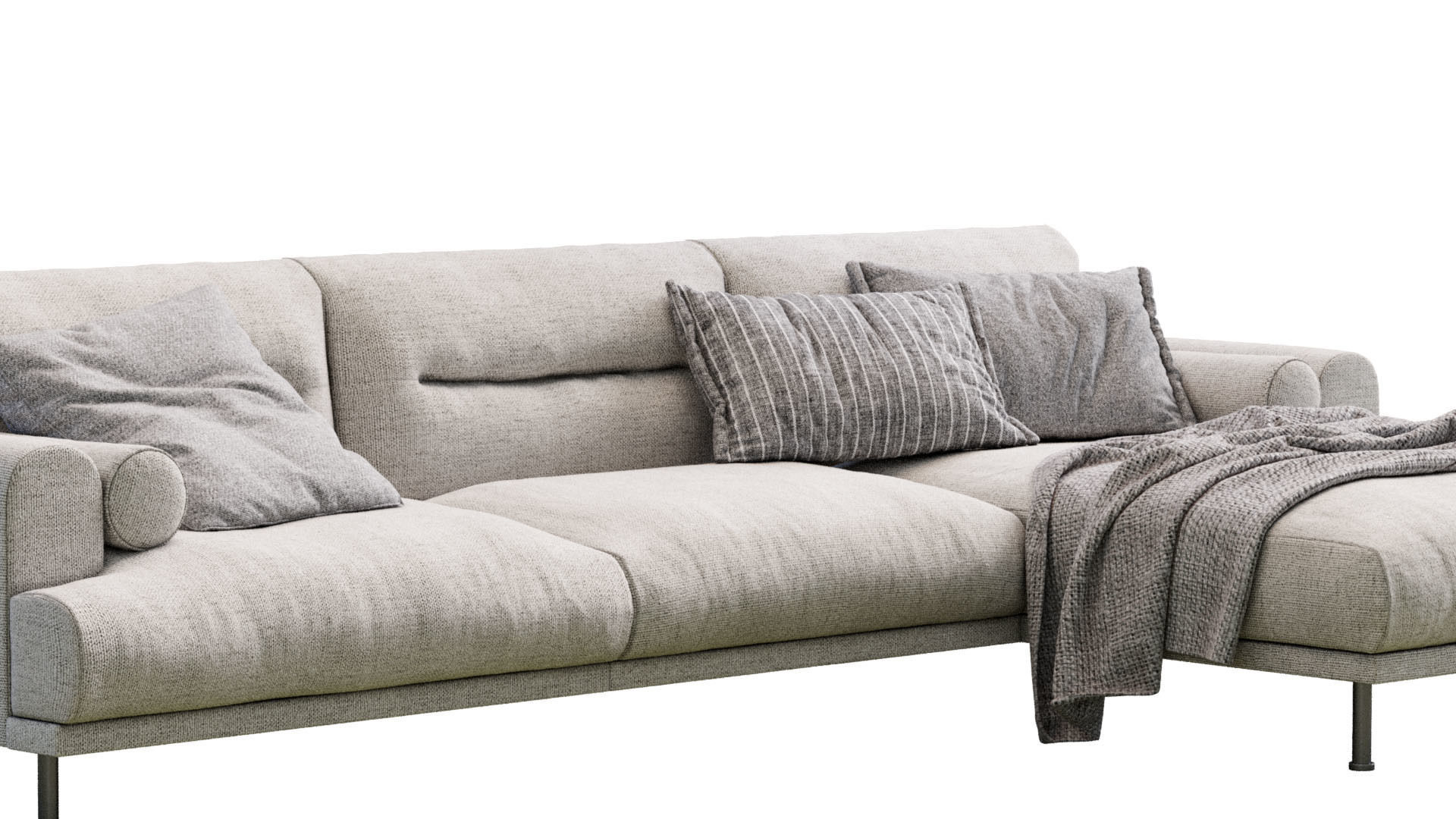 Sofa Langaryd By Ikea 3D model_8