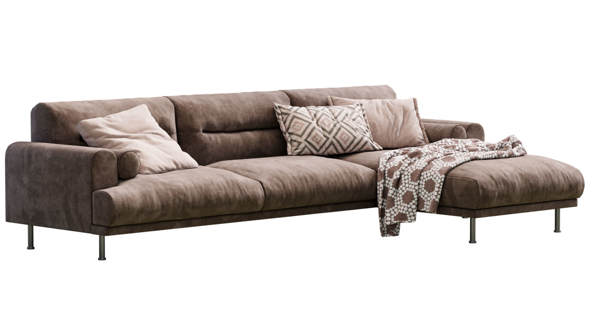 Sofa Langaryd By Ikea 3D model_1