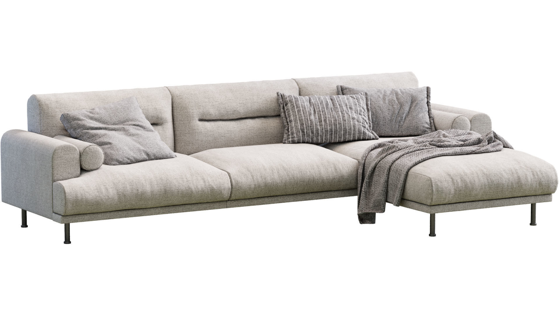Sofa Langaryd By Ikea 3D model_9