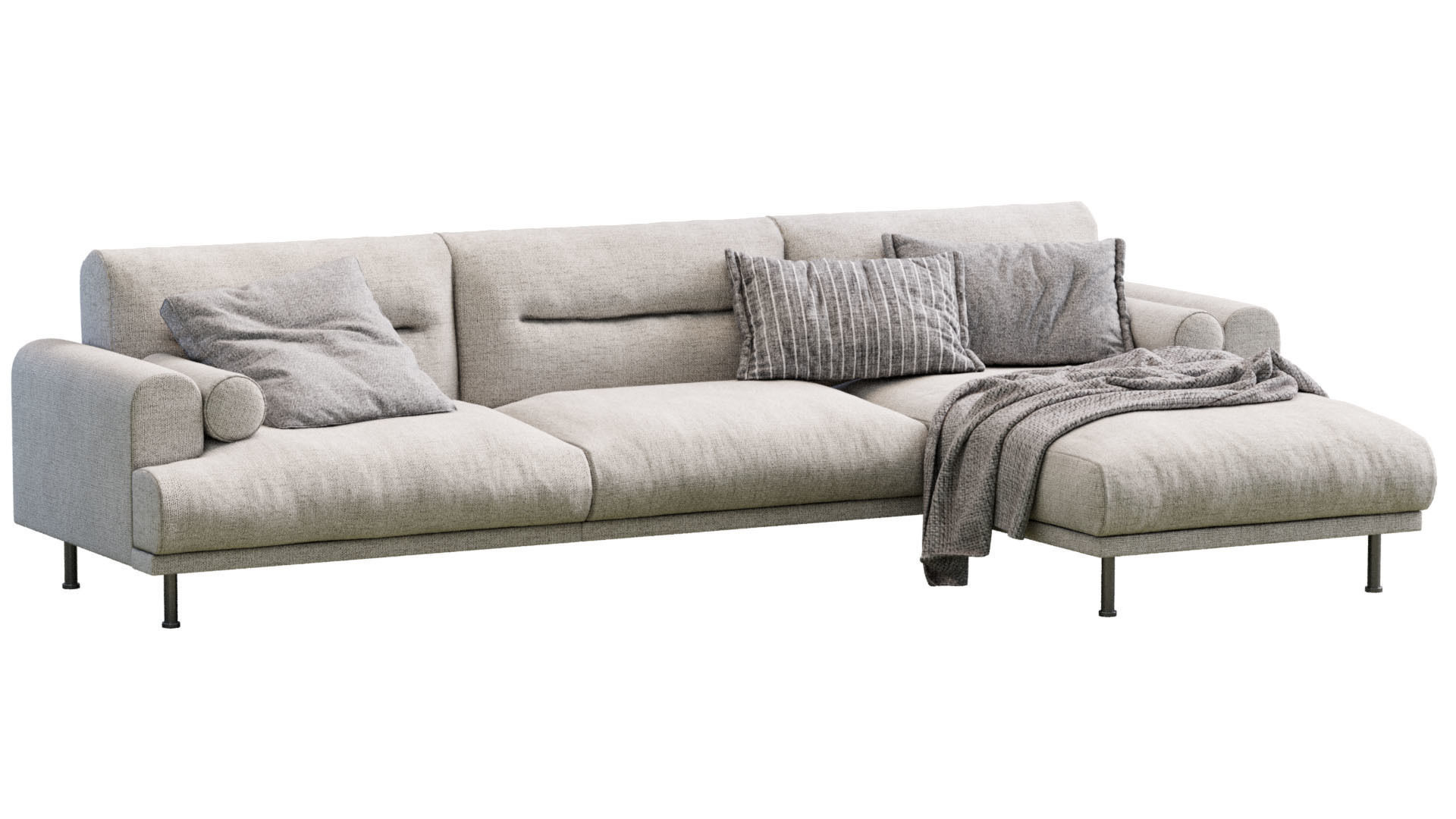 Sofa Langaryd By Ikea 3D model_11