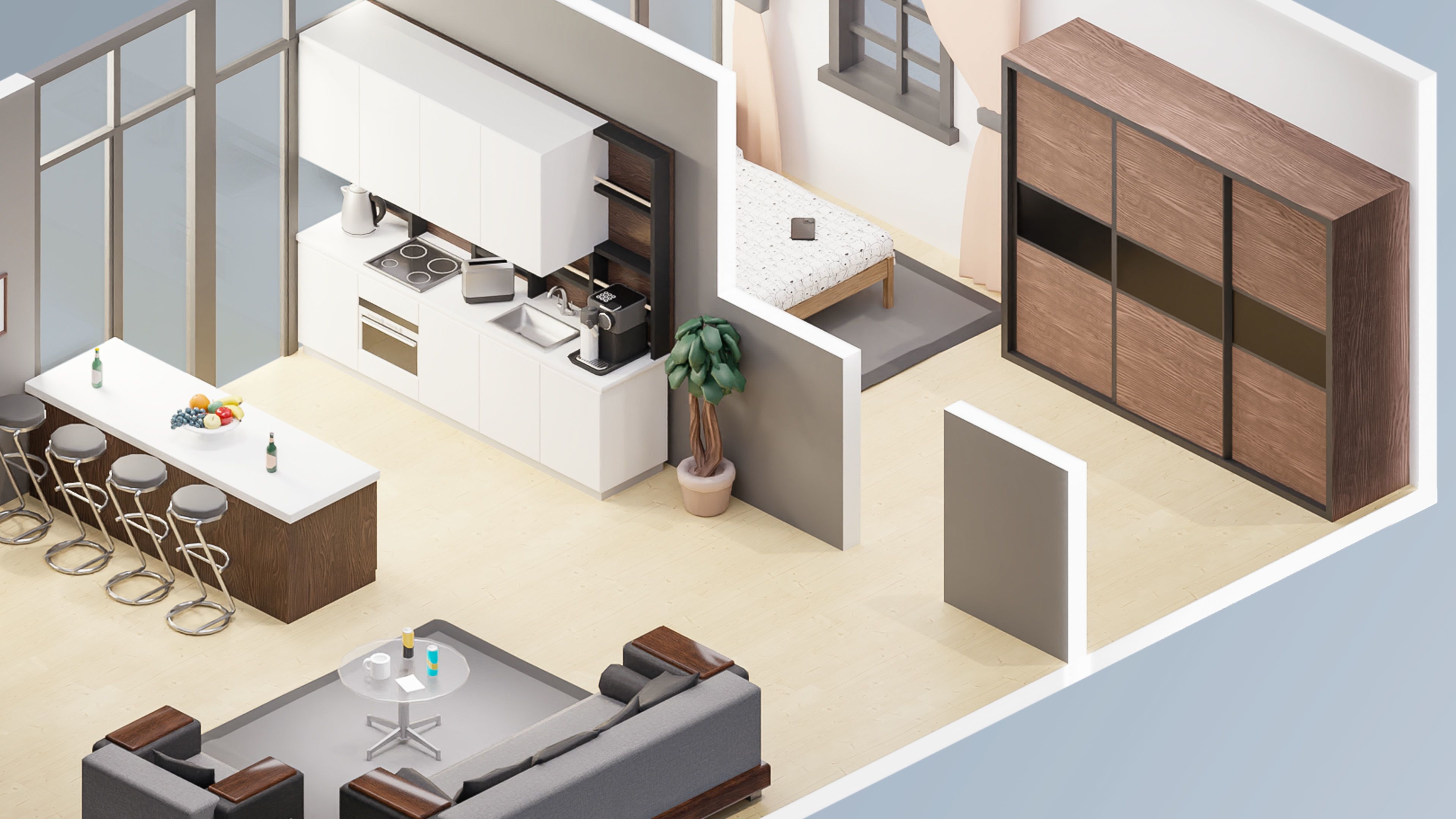 Room 39 Low-poly 3D model_2